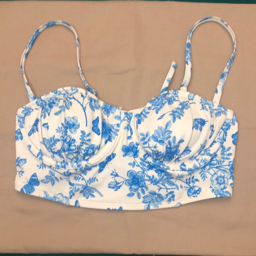 Wild Fable corset style Bikini top padded with underwire sz. Small junior